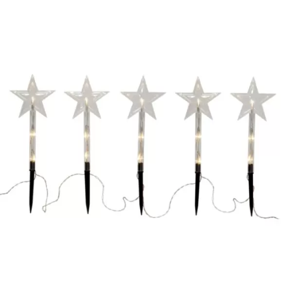 NIPEKO Sada hvězdy 25cm LED bat.