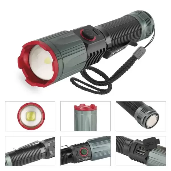 EMOS LED nabíjecí kovová svítilna 1200 lm, 2200 mAh P3121