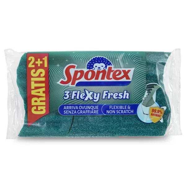 Flexy fresh sponge scoure 3ks/bal