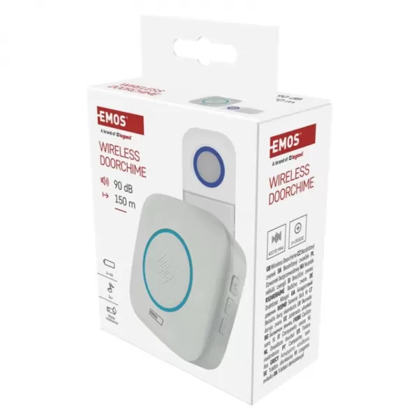 EMOS Zvonek domovní bezdrátový P5736 na 3× AA