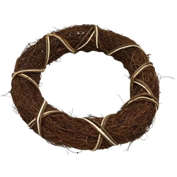 Dekorace - Věnec ratan omotaný révou 35cm š.6cm