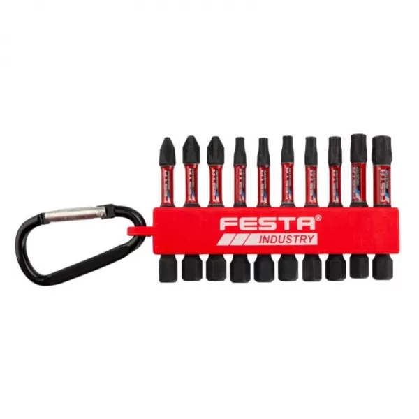 Sada torzních bitů FESTA INDUSTRY PH-PZ-TORX S2 1/4"