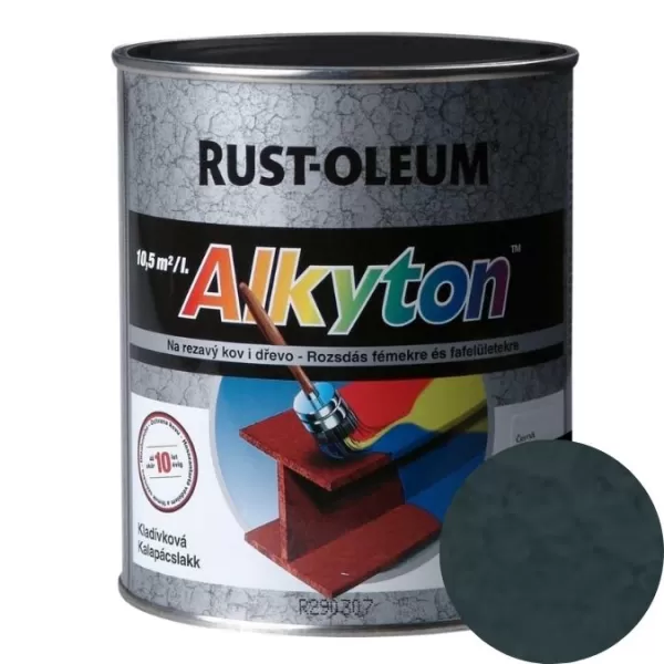 Alkyton kladívkový efekt - černá, 750ml