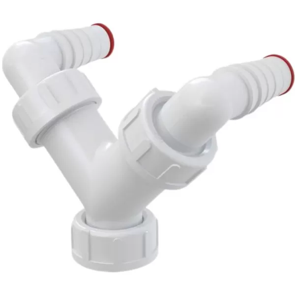 AlcaPlast P148Z dvojité kolínko G1"/17-23 klapka