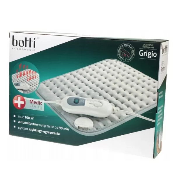BOTTI Vyhřívací elektrická podložka GRIGIO HP301 šedá