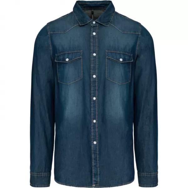Košile pánská dlouhý rukáv 20.K519 vel. XL - blue jean