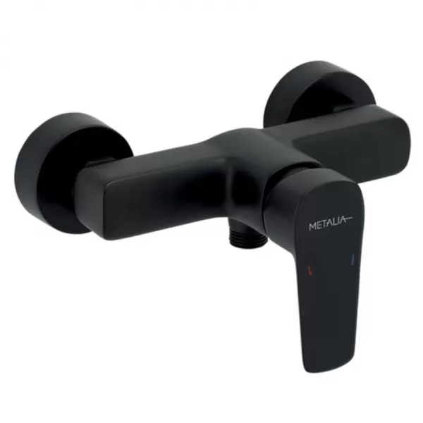 METALIA 58 Baterie sprchová bez příslušenství 150mm černá 58061/1,5