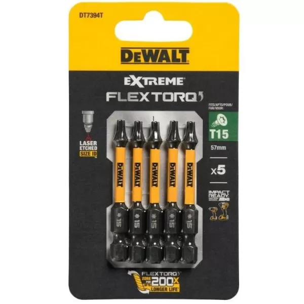 DEWALT T15 50 Flex Bity Torq DT7394T