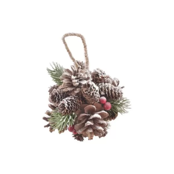 Koule UH šiška RED závěsná pr. 12 cm