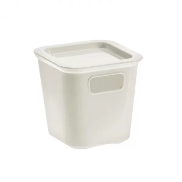 Box úložný BELLA XS s víkem - 0,85l bílá