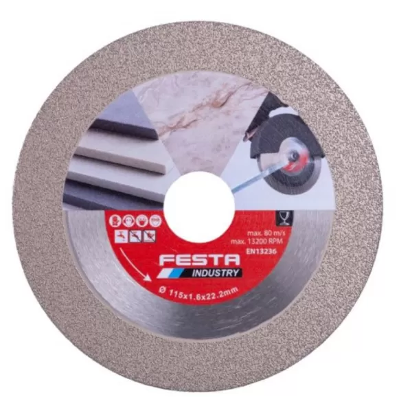 Kotouč diamantový na sklo FESTA INDUSTRY řezný / brusný