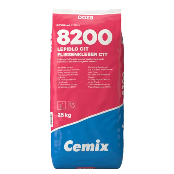 CEMIX 8200 Lepidlo STANDARD C1T 25kg (48ks)