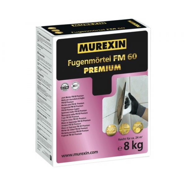 MUREXIN Spár. malta FM 60 Premium 8kg anthrazit