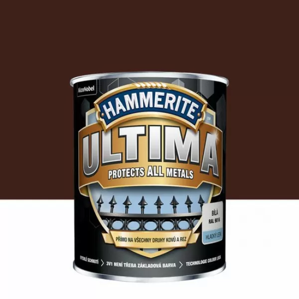 HM ULTIMA 8017 tm.hnědá matt 0,75L
