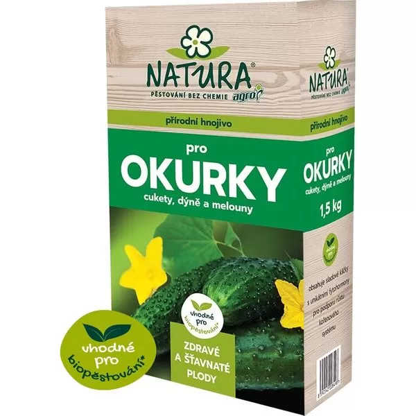 NATURA Přírodní hnojivo okurky,cukety a dýně 1,5kg