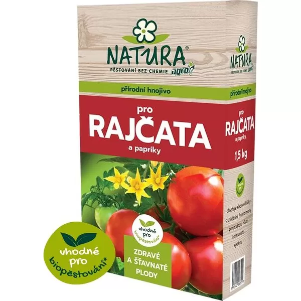 NATURA Přírodní hnojivo rajčata a papriky 1,5kg