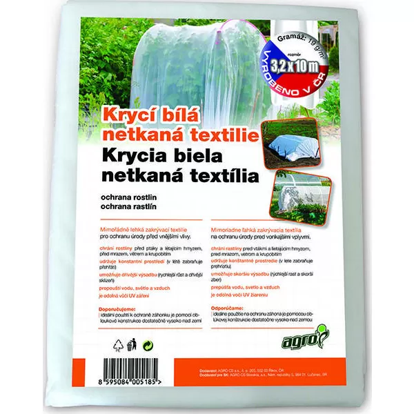 AGRO 3,2 x 10 m Krycí netkaná textilie bílá
