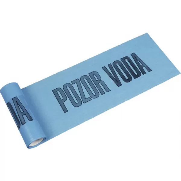 DENB Folie výstražná bílá POZOR VODA 300mmx100m