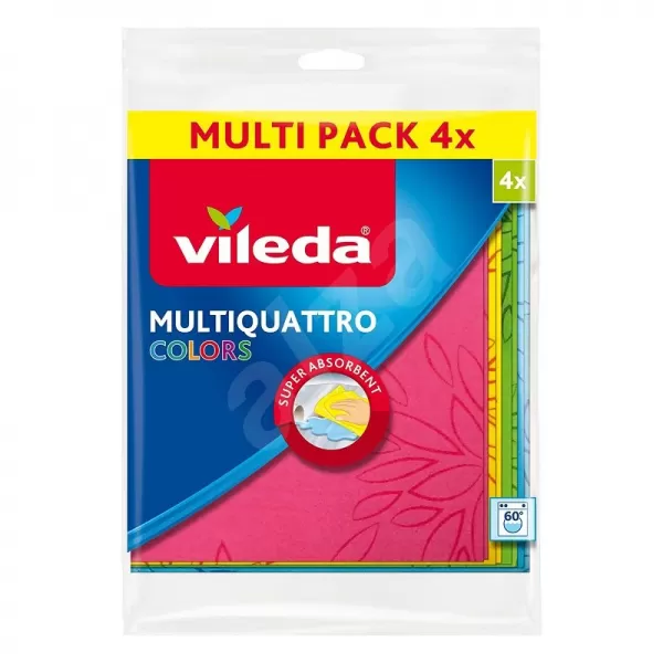 VILEDA Hadřík Multiquattro Colors 4ks