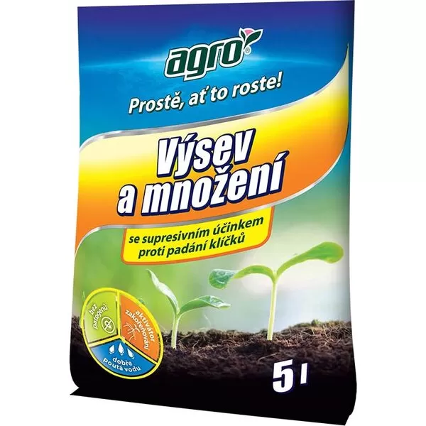 AGRO Substrát pro výsev a množení 5 l