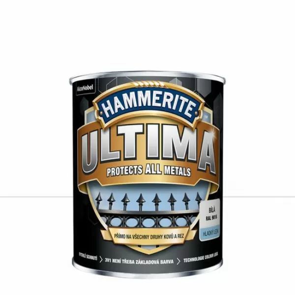 HM ULTIMA 9016 bílá hladká 0,75L