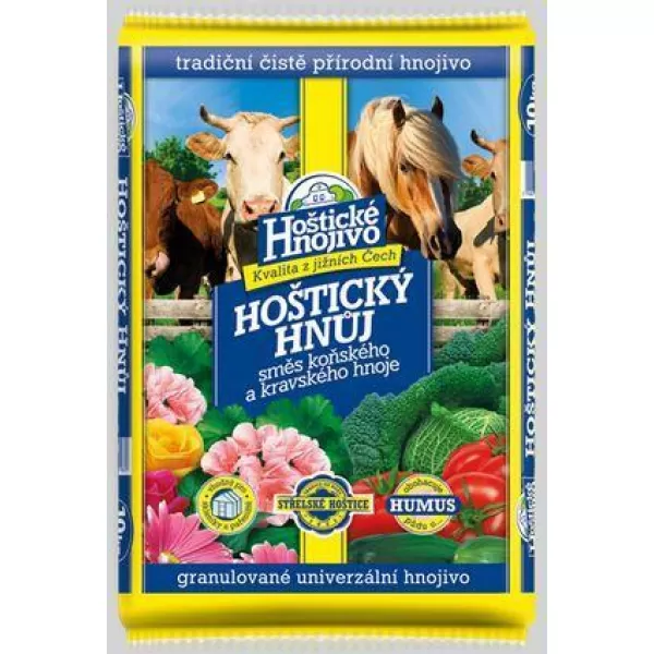 Hoštický hnůj - 10kg s rohovinou
