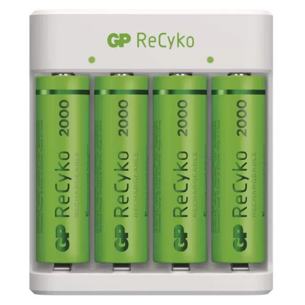 EMOS Nabíječka baterií GP 4xAA recyko B51414