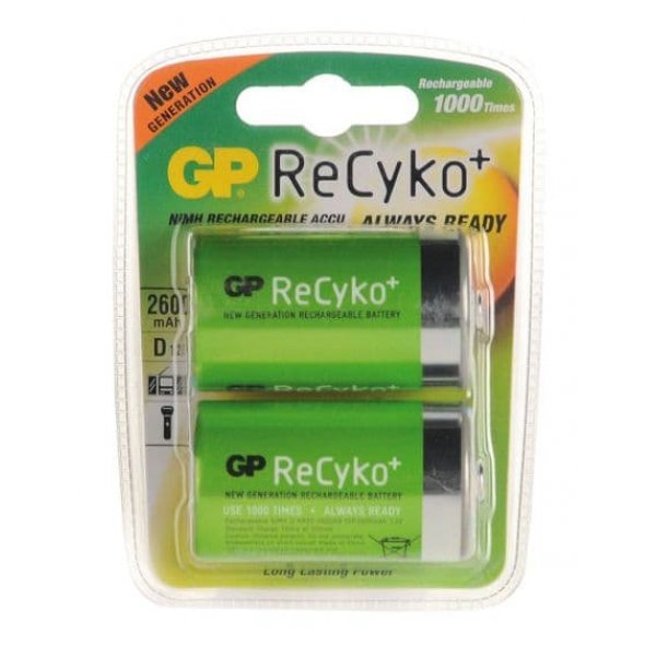 EMOS Baterie GP Recyko+ 2600 mAh R14 (cena za balení 350kč)