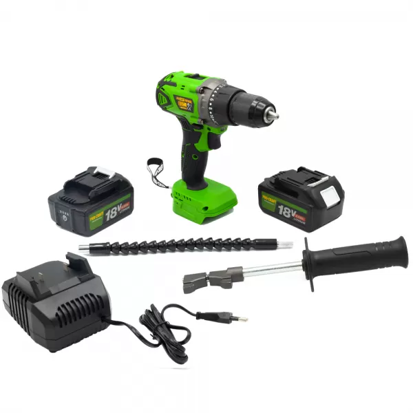PROCRAFT Aku vrtací šroubovák s příklepem PA18BL