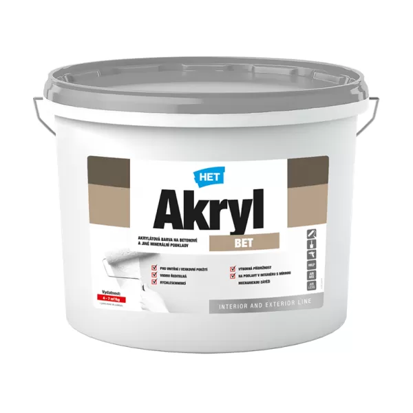 HET Akryl BET 0100 12kg - bílý