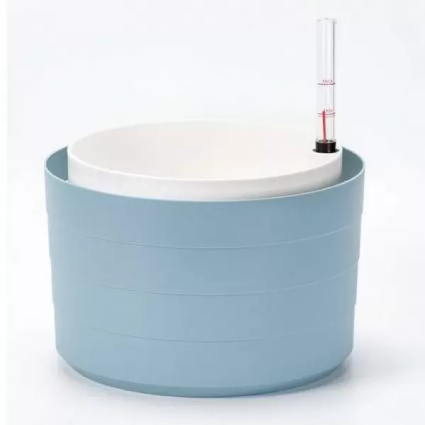 Žardina samozavlažovací Berberis - šedomodrá + bílá 26 cm