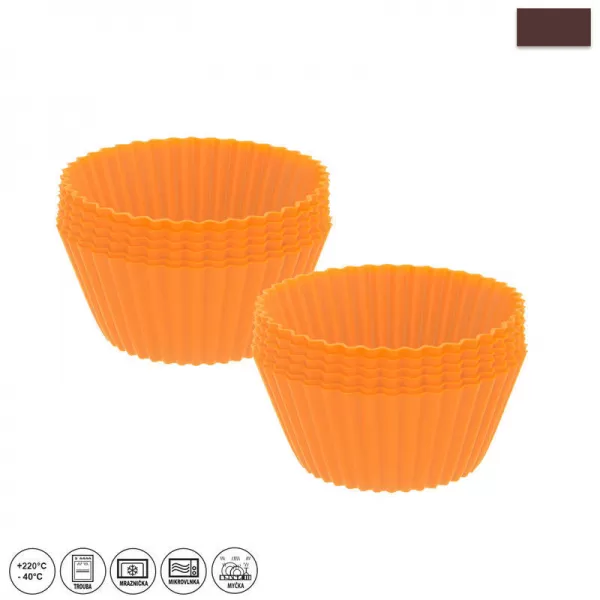 Forma sil. koš. MUFFINY 12ks náhrada 151757,151758