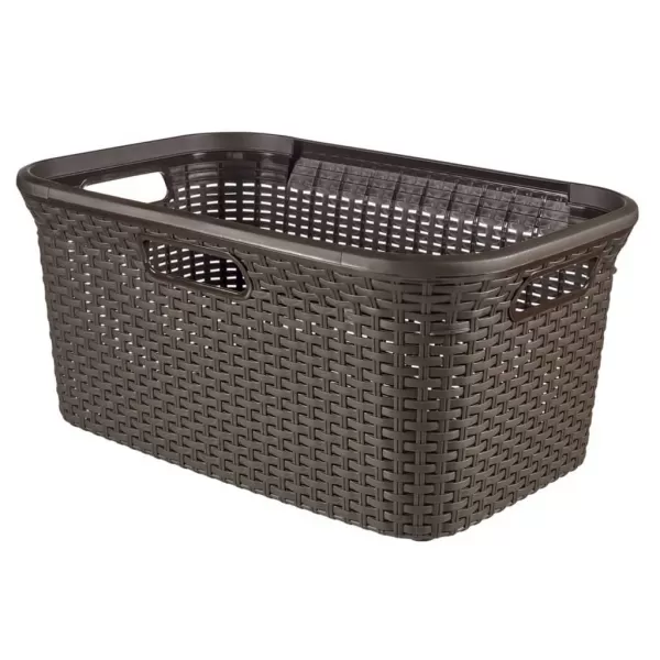 Koš na čisté prádlo RATTAN 45l - hnědý