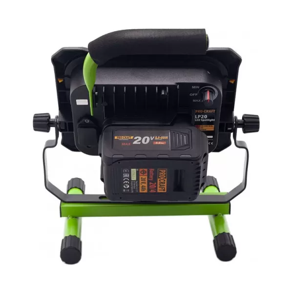 PROCRAFT LED reflektor aku/220V (bez akumulátoru a nabíječky) LP20