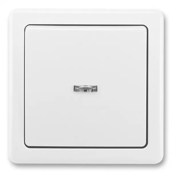 Ovládač zapínací kompletní ř.1/0So 10A 250 Vstř. včetně doutnavk. BLISTR 3557G-91341 B1W