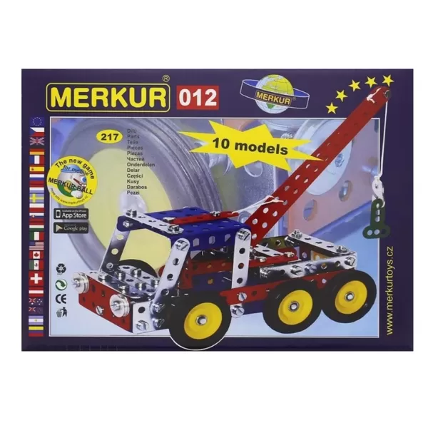 Merkur 012 - Odtahové vozidlo 217 dílů, 10 modelů