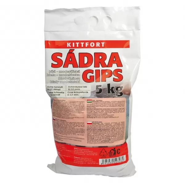 Sádra modelářská BÍLÁ 5kg