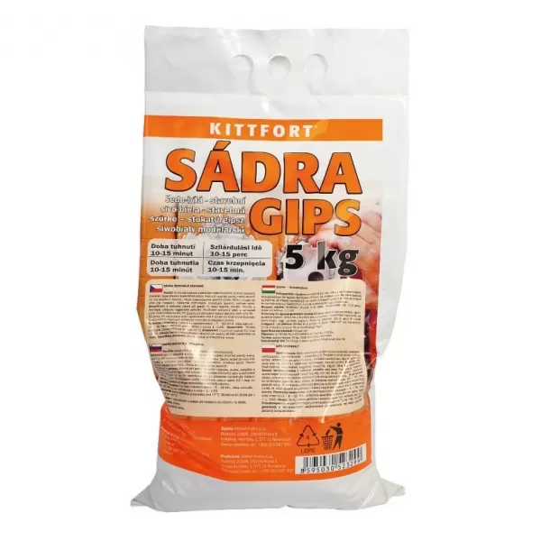 Sádra stavební ŠEDÁ 5kg