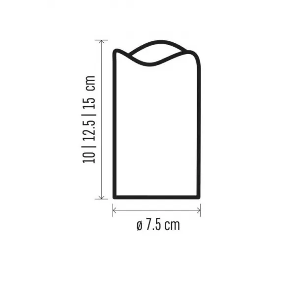 EMOS 3LED RND CAND FLICKER VNT RM DCCV07