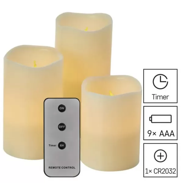 EMOS 3LED RND CAND FLICKER VNT RM DCCV07