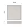 EMOS LED panel NEXXO př. čtv. 21W (ZM6145)
