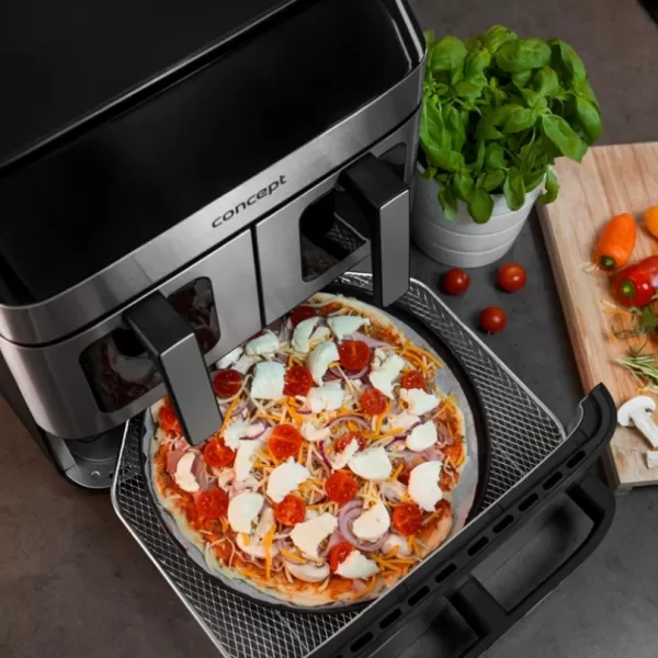 CONCEPT Horkovzdušná fritéza 18,5 l PIZZA TRIO