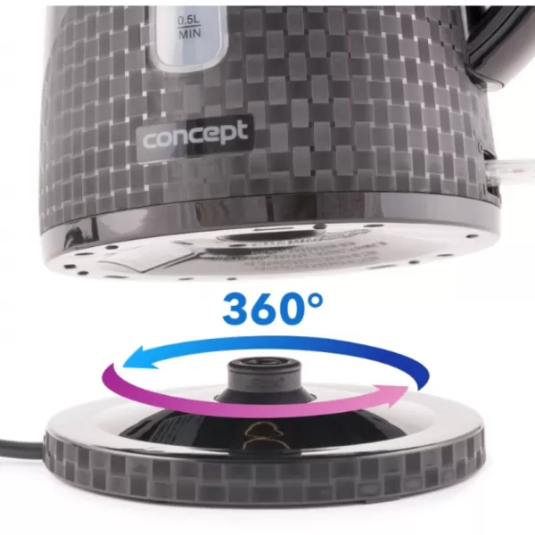 CONCEPT RK2321 Rychlovarná konvice plastová 1,8l s 3D potiskem E