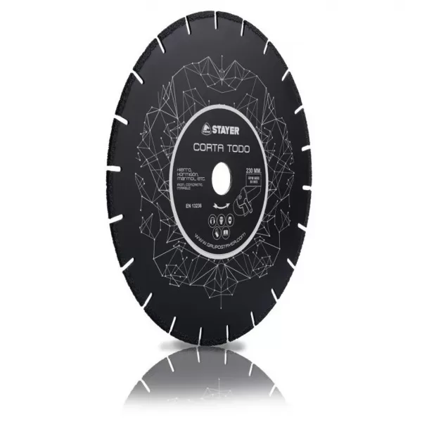 Kotouč diamantový segmentový CORTA TODO125x22,2mm STAYER