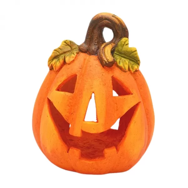 Dekorace - Dýně keramika veselý úškleb 29cm