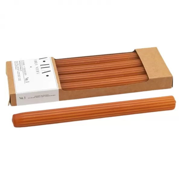 Dekorace Svíčka VELA OLOWEK 22/230 karamel