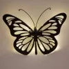 NIPEKO LED Motýl solární světlo metal TB 1xAA 35x25cm
