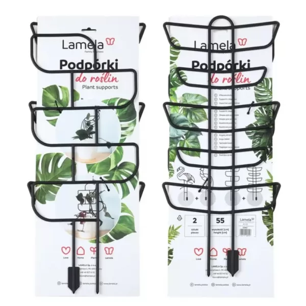 Podpěra na rostliny 55cm sada 2ks-geometrik