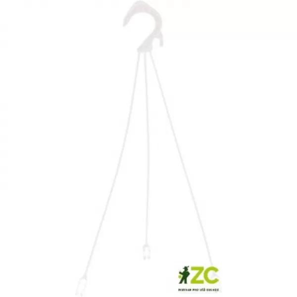 Závěs na květináč Nicoli 32cm bílý
