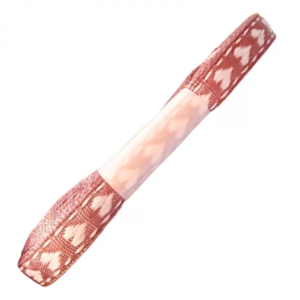 Dekorace - Stuha s vetk. srdcem 10mm/10m